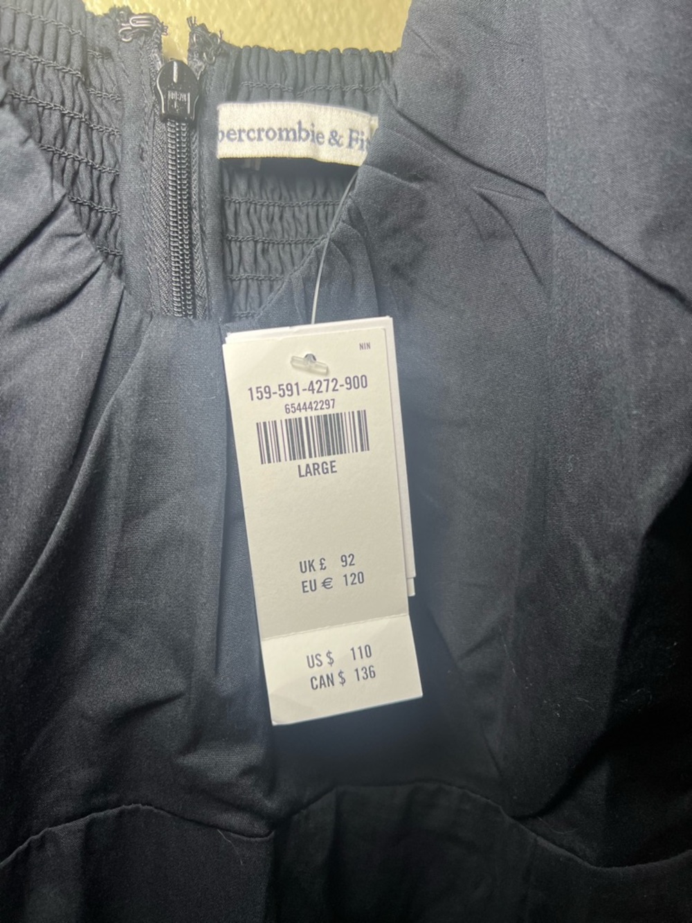 Abercrombie & Fitch Puff Sleeved Midi Dress - Picture 4 of 7
